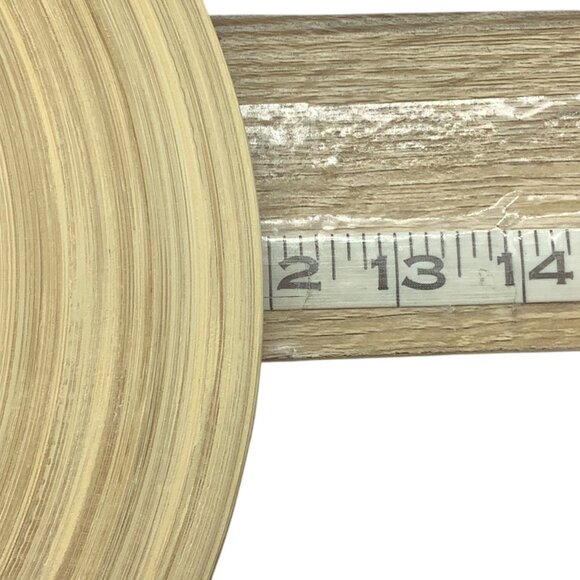 Ikea Hultet Bamboo Decorative Plate Dish Tray 12”  Round Natural Color - Picture 4 of 5